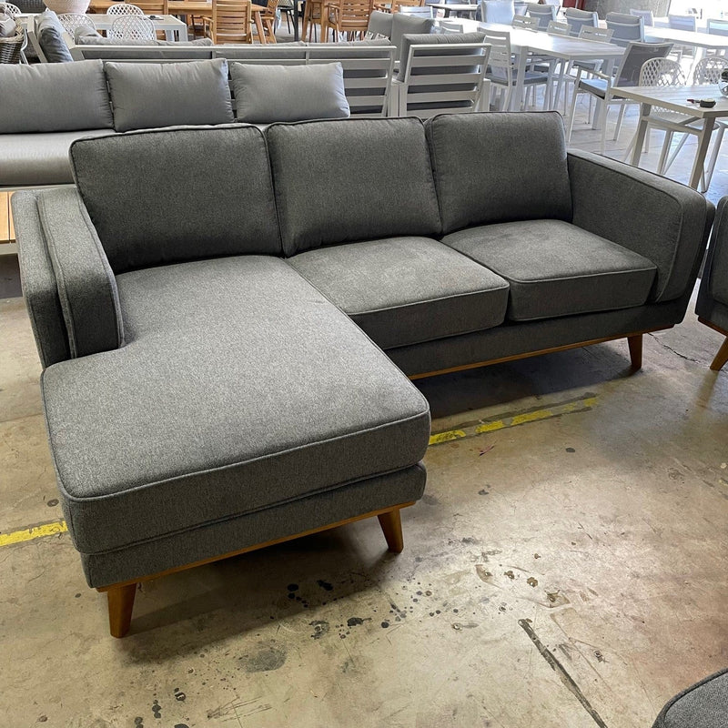 CORAL Dahlia LHF 3 Seat with Chaise -Grey discounted furniture in Adelaide