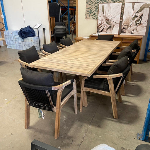 GOOD Dehan Dining Table 230cm discounted furniture in Adelaide