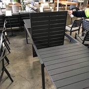 GOOD Eclipse Extension Table - Gunmetal discounted furniture in Adelaide