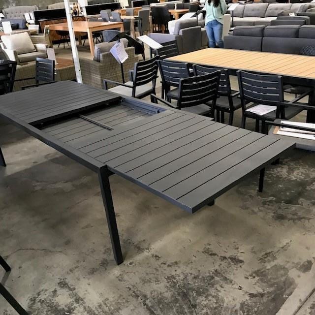 GOOD Eclipse Extension Table - Gunmetal discounted furniture in Adelaide