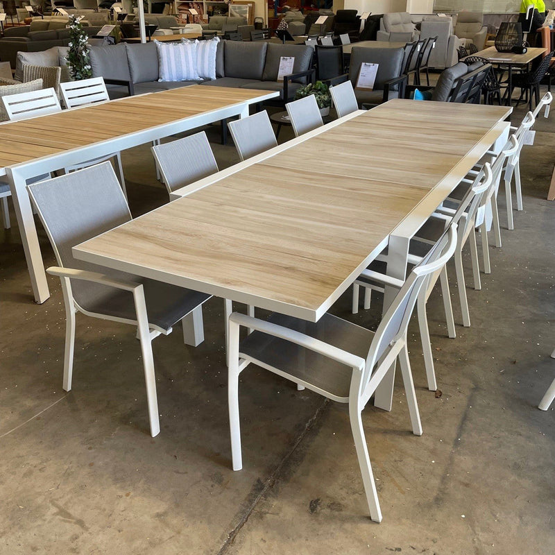 GOOD Ekaterina Extension Table White discounted furniture in Adelaide
