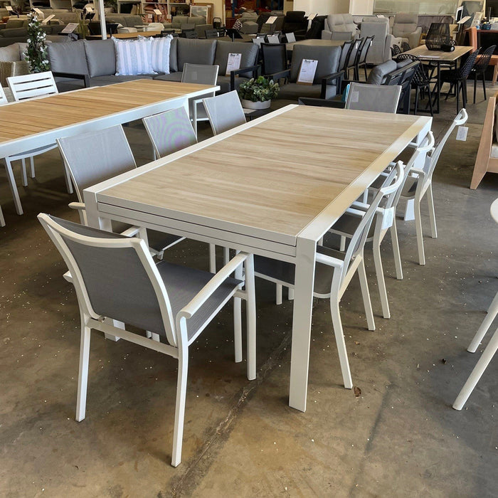 GOOD Ekaterina Extension Table White discounted furniture in Adelaide
