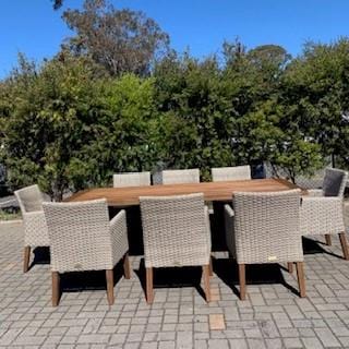 GOOD Grande 9pce Suite with Aruba Chairs discounted furniture in Adelaide
