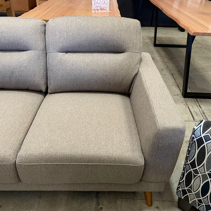 CORAL Harlow 3seat + Chaise LHF- Cocoa discounted furniture in Adelaide