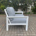 Australian Furniture Warehouse Matzo Outdoor 2 Seat Lounge -White discounted furniture in Adelaide