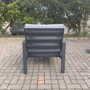 Australian Furniture Warehouse Matzo Outdoor 1 Seat Lounge - Gunmetal discounted furniture in Adelaide