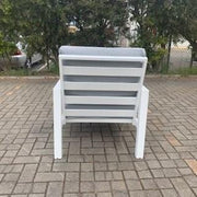 GOOD Matzo Outdoor 1 Seat Lounge -White discounted furniture in Adelaide