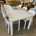 Australian Furniture Warehouse Matzo Post leg table 210X 90cm- White discounted furniture in Adelaide