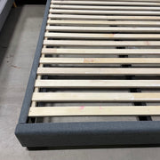 Australian Furniture Warehouse Memphis Bed Queen -Dark Grey discounted furniture in Adelaide