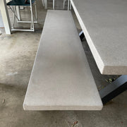 GOOD Switch Bench Industrial Gunmetal legs discounted furniture in Adelaide