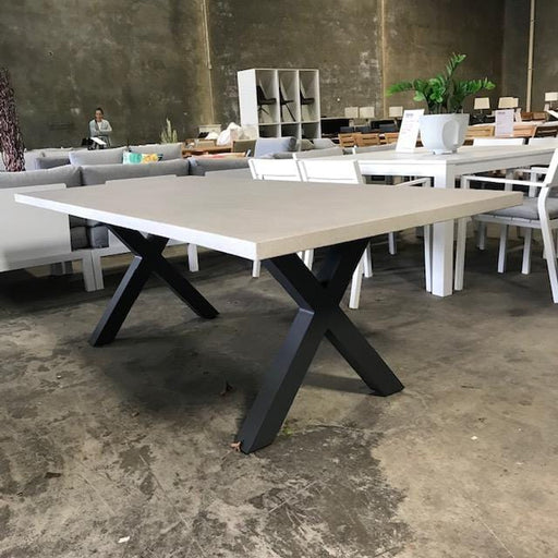 GOOD Switch Table Industrial Gunmetal Leg discounted furniture in Adelaide