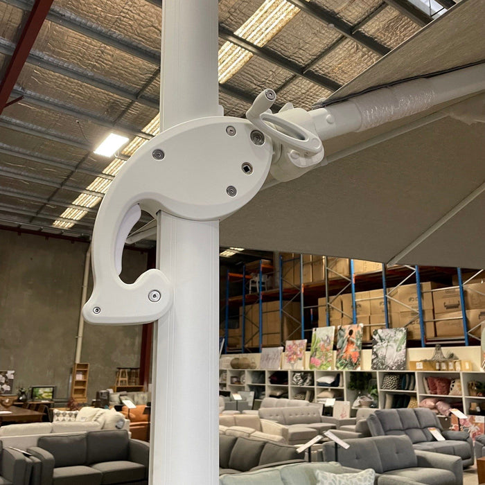Australian Furniture Warehouse Marina Umbrella 3x4-White Spuncrylic discounted furniture in Adelaide