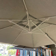 Australian Furniture Warehouse Marina Umbrella 3x3m-White Spuncrylic discounted furniture in Adelaide
