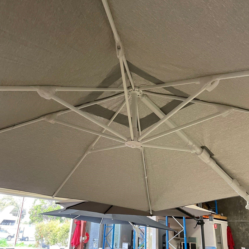 Australian Furniture Warehouse Marina Umbrella 3x4-Grey Spuncrylic discounted furniture in Adelaide