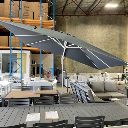 Australian Furniture Warehouse Marina Umbrella 3x3m- Charcoal Spuncrylic discounted furniture in Adelaide