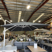 Australian Furniture Warehouse Marina Umbrella 3x4m-Charcoal Spuncrylic discounted furniture in Adelaide